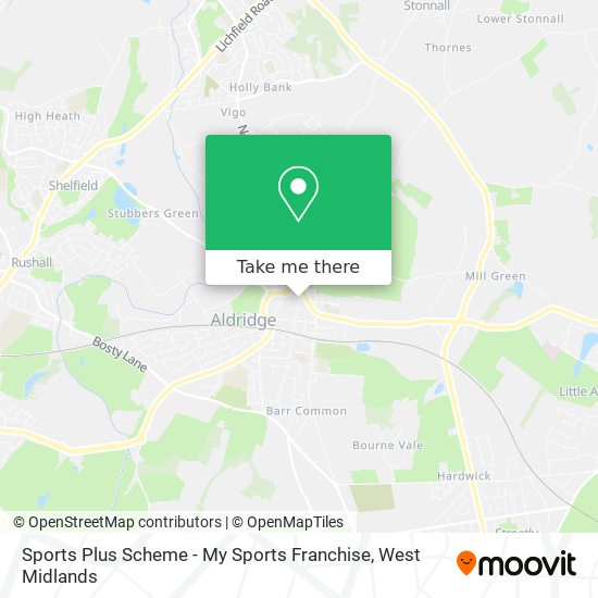 Sports Plus Scheme - My Sports Franchise map