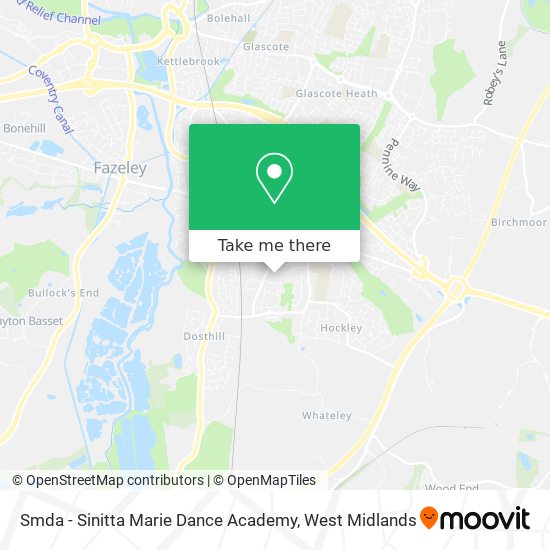 Smda - Sinitta Marie Dance Academy map