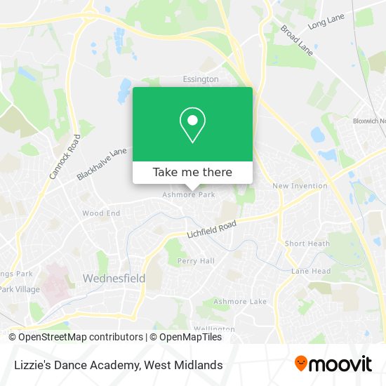 Lizzie's Dance Academy map