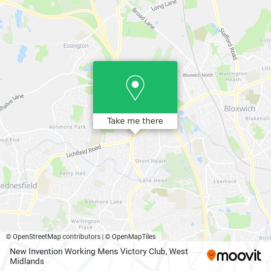 New Invention Working Mens Victory Club map