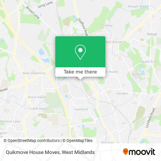 Quikmove House Moves map