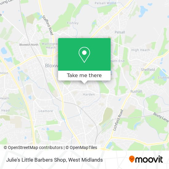 Julie's Little Barbers Shop map