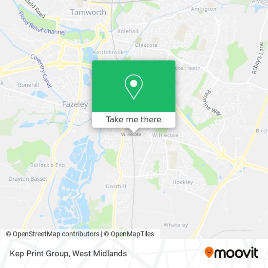 Kep Print Group map