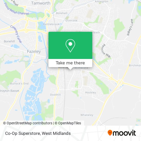 Co-Op Superstore map