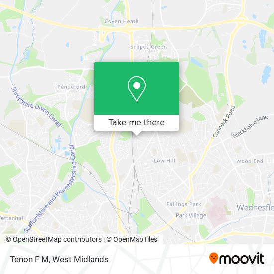 Tenon F M map