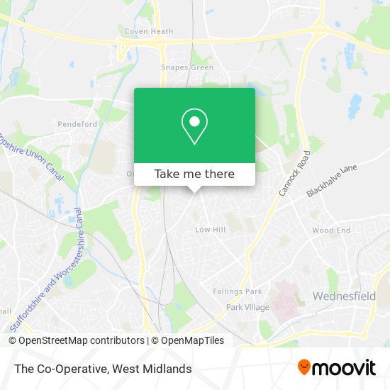 The Co-Operative map