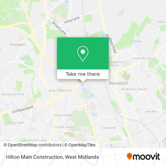 Hilton Main Construction map