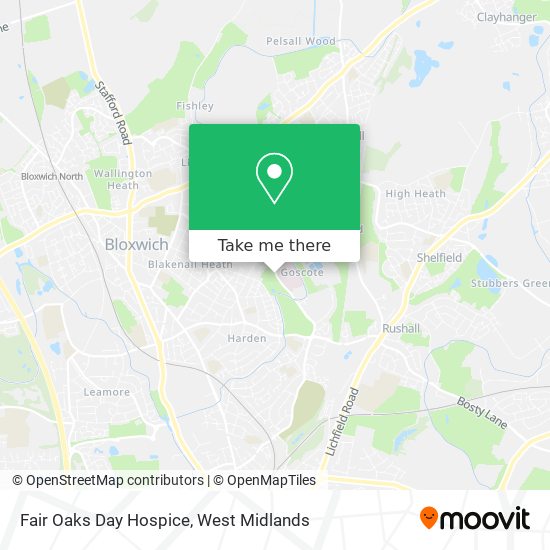 Fair Oaks Day Hospice map