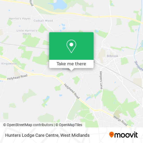 Hunters Lodge Care Centre map