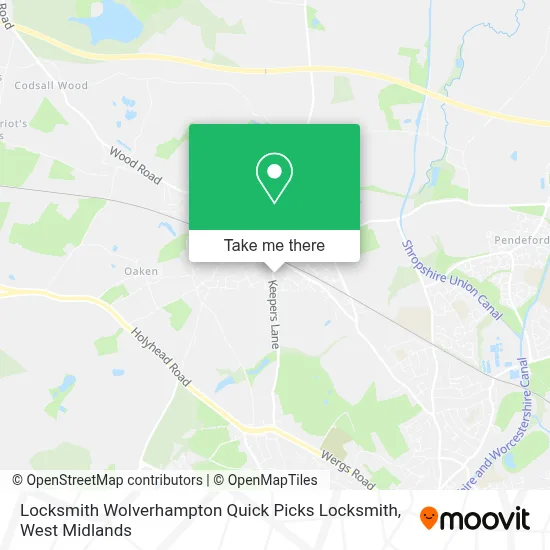 Locksmith Wolverhampton Quick Picks Locksmith map