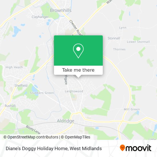 Diane's Doggy Holiday Home map