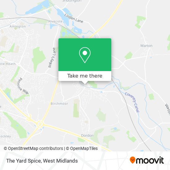The Yard Spice map