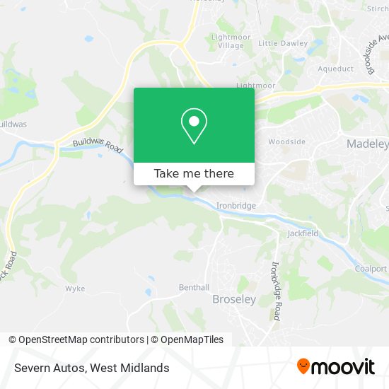 Severn Autos map