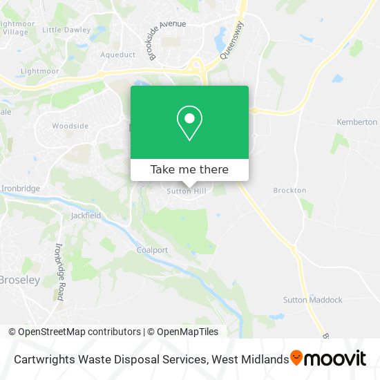 Cartwrights Waste Disposal Services map