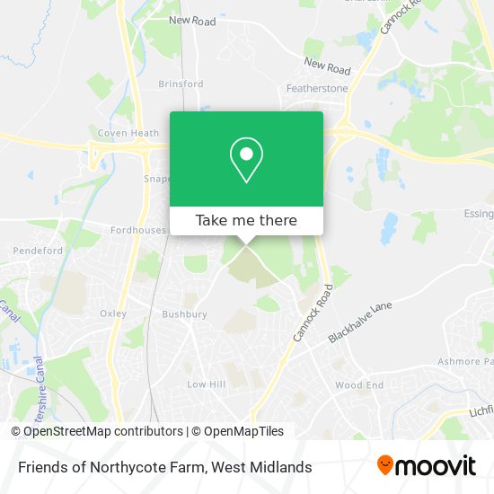 Friends of Northycote Farm map