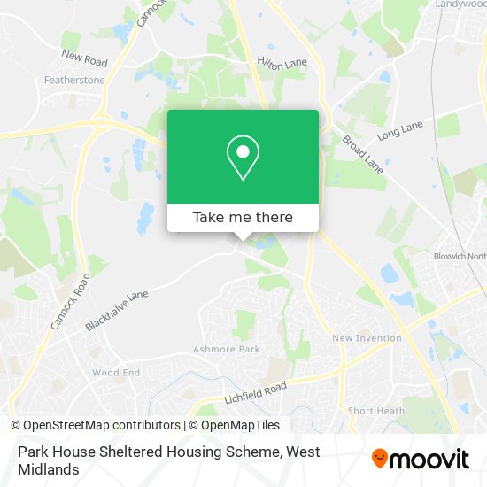 Park House Sheltered Housing Scheme map