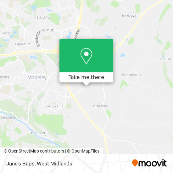 Jane's Baps map
