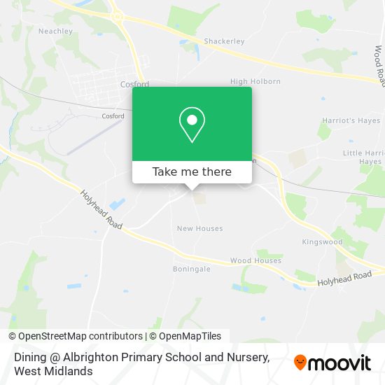 Dining @ Albrighton Primary School and Nursery map