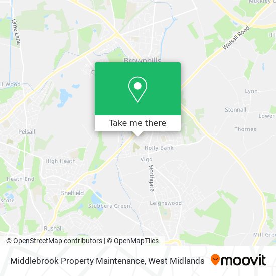 Middlebrook Property Maintenance map