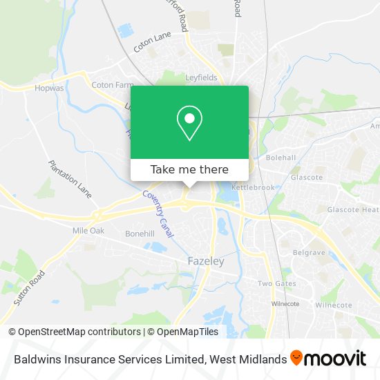 Baldwins Insurance Services Limited map