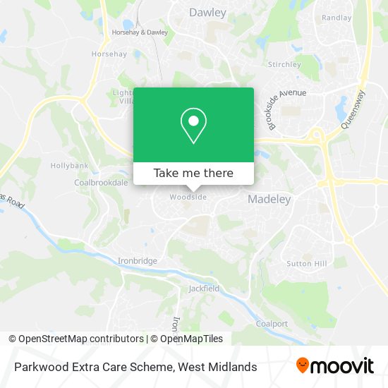 Parkwood Extra Care Scheme map