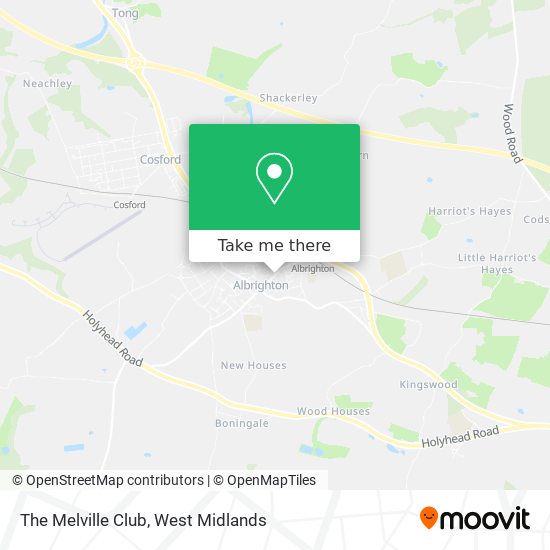 The Melville Club map