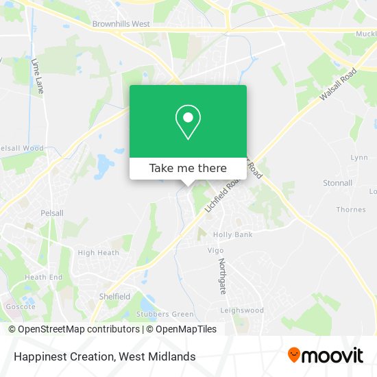 Happinest Creation map