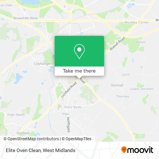 Elite Oven Clean map