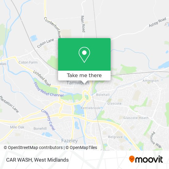 CAR WASH map