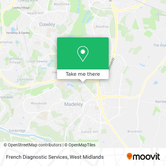 French Diagnostic Services map