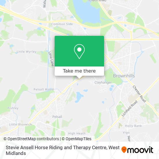 Stevie Ansell Horse Riding and Therapy Centre map