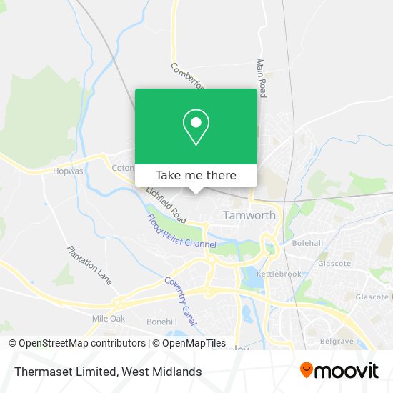 Thermaset Limited map