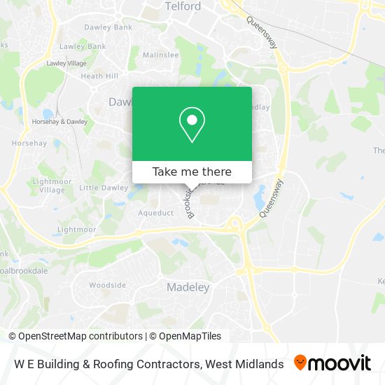 W E Building & Roofing Contractors map