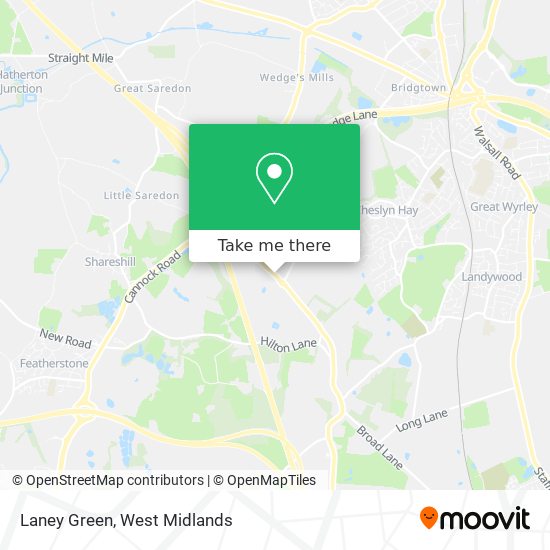 Laney Green map