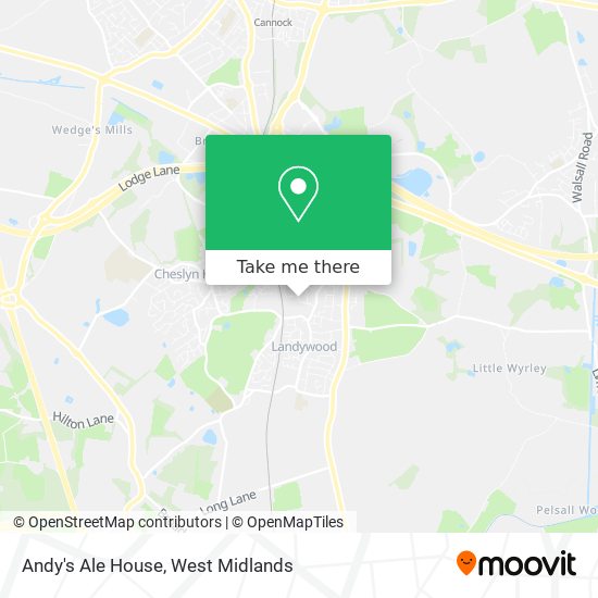 Andy's Ale House map