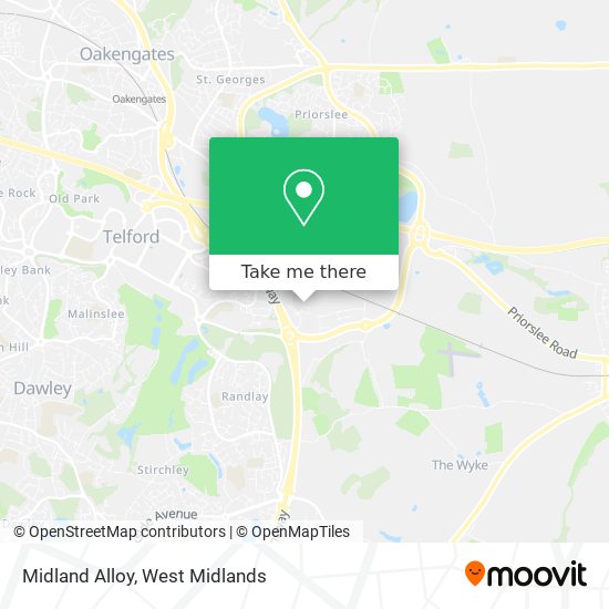 Midland Alloy map