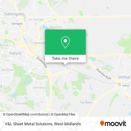 V&L Sheet Metal Solutions map