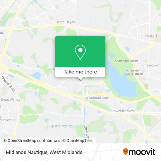 Midlands Nautique map