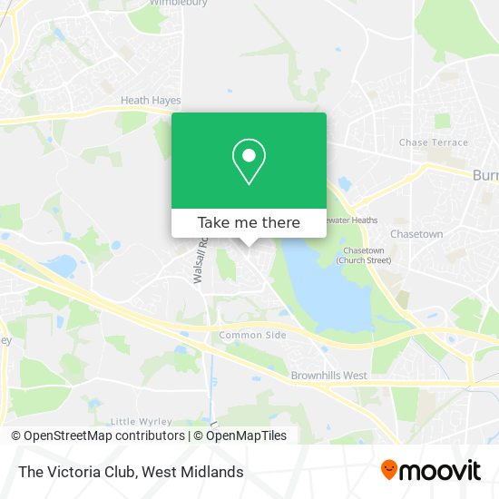 The Victoria Club map