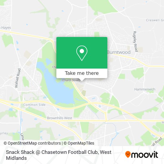 Snack Shack @ Chasetown Football Club map