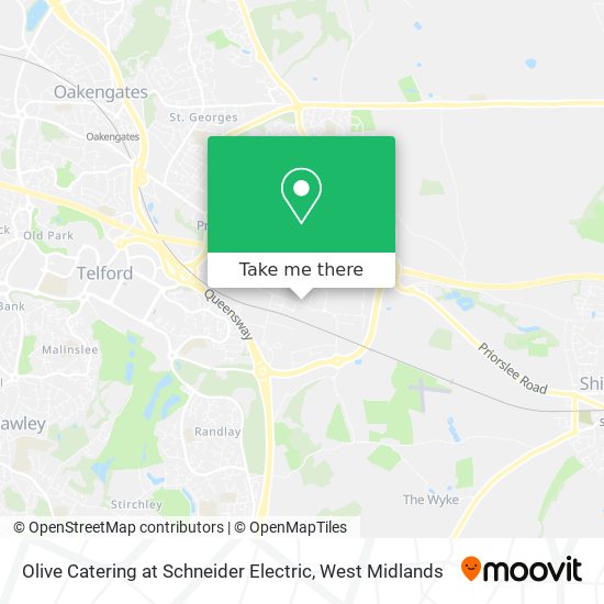 Olive Catering at Schneider Electric map