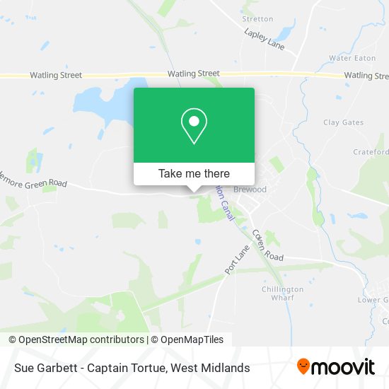 Sue Garbett - Captain Tortue map