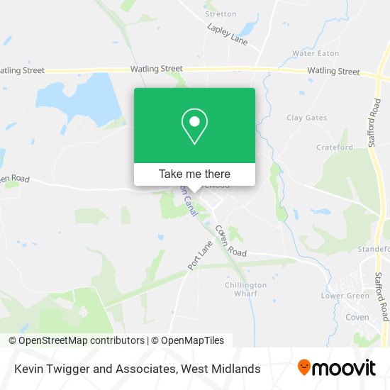 Kevin Twigger and Associates map