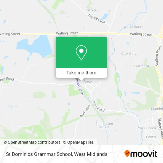 St Dominics Grammar School map