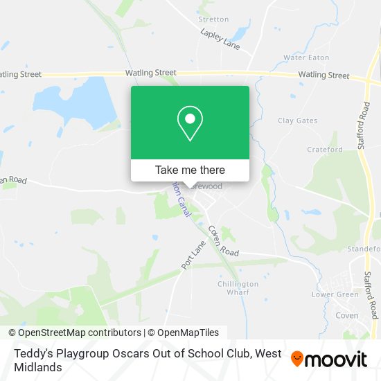 Teddy's Playgroup Oscars Out of School Club map