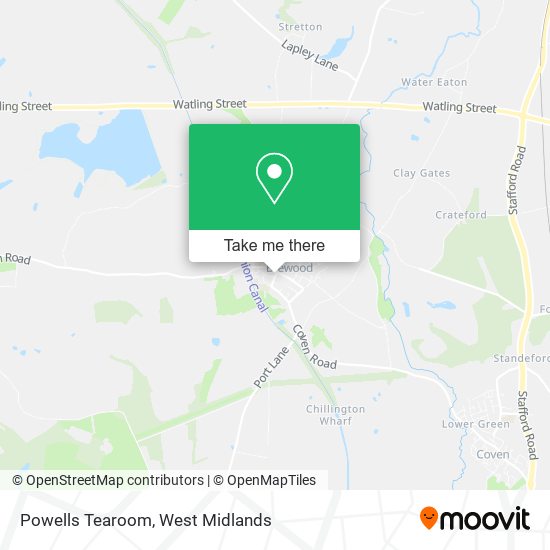 Powells Tearoom map