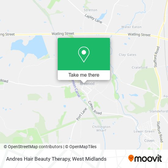 Andres Hair Beauty Therapy map