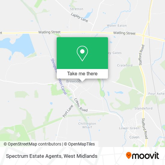 Spectrum Estate Agents map