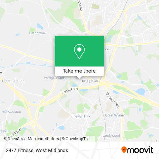 24/7 Fitness map