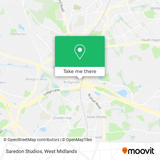 Saredon Studios map